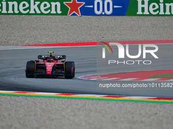 Carlos Sainz of Scuderia Mission Winnow Ferrari drive his single-seater during free practice of Spanish GP, 7th round of FIA Formula 1 World...