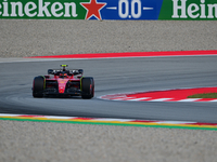 Carlos Sainz of Scuderia Mission Winnow Ferrari drive his single-seater during free practice of Spanish GP, 7th round of FIA Formula 1 World...