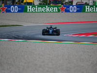 George Russel of Mercedes-AMG Petronas drive his single-seater during free practice of Spanish GP, 7th round of FIA Formula 1 World Champion...