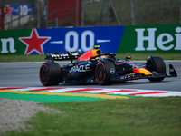 Sergio Perez of Red Bull Racing Honda drive his single-seater during free practice of Spanish GP, 7th round of FIA Formula 1 World Champions...