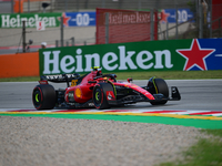 Carlos Sainz of Scuderia Mission Winnow Ferrari drive his single-seater during free practice of Spanish GP, 7th round of FIA Formula 1 World...