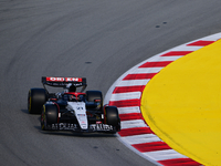 Nick De Vries of Scuderia Alpha Tauri drive his single-seater during free practice of Spanish GP, 7th round of FIA Formula 1 World Champions...