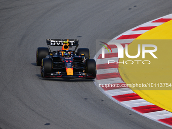 Sergio Perez of Red Bull Racing Honda drive his single-seater during free practice of Spanish GP, 7th round of FIA Formula 1 World Champions...