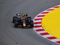 Sergio Perez of Red Bull Racing Honda drive his single-seater during free practice of Spanish GP, 7th round of FIA Formula 1 World Champions...