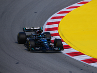 George Russel of Mercedes-AMG Petronas drive his single-seater during free practice of Spanish GP, 7th round of FIA Formula 1 World Champion...