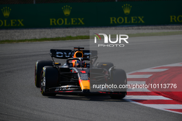 Max Verstappen of Red Bull Racing Honda drive his single-seater during free practice of Spanish GP, 7th round of FIA Formula 1 World Champio...