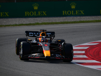 Max Verstappen of Red Bull Racing Honda drive his single-seater during free practice of Spanish GP, 7th round of FIA Formula 1 World Champio...