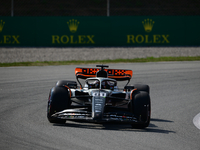 Oscar Piastri of McLaren F1 Team drive his single-seater during free practice of Spanish GP, 7th round of FIA Formula 1 World Championship i...