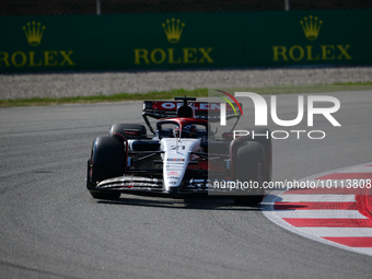 Nick De Vries of Scuderia Alpha Tauri drive his single-seater during free practice of Spanish GP, 7th round of FIA Formula 1 World Champions...