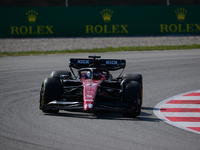 Valtteri Bottas of Alfa Romeo Racing ORLEN drive his single-seater during free practice of Spanish GP, 7th round of FIA Formula 1 World Cham...