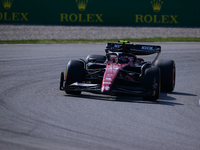 Guanyu Zhou of Alfa Romeo Racing drive his single-seater during free practice of Spanish GP, 7th round of FIA Formula 1 World Championship i...