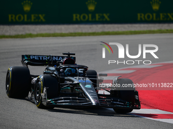 George Russel of Mercedes-AMG Petronas drive his single-seater during free practice of Spanish GP, 7th round of FIA Formula 1 World Champion...