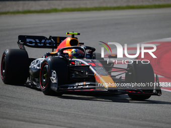 Sergio Perez of Red Bull Racing Honda drive his single-seater during free practice of Spanish GP, 7th round of FIA Formula 1 World Champions...