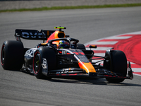 Sergio Perez of Red Bull Racing Honda drive his single-seater during free practice of Spanish GP, 7th round of FIA Formula 1 World Champions...