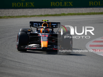 Sergio Perez of Red Bull Racing Honda drive his single-seater during free practice of Spanish GP, 7th round of FIA Formula 1 World Champions...