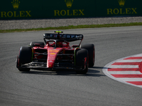 Carlos Sainz of Scuderia Mission Winnow Ferrari drive his single-seater during free practice of Spanish GP, 7th round of FIA Formula 1 World...