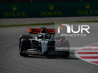 Oscar Piastri of McLaren F1 Team drive his single-seater during free practice of Spanish GP, 7th round of FIA Formula 1 World Championship i...