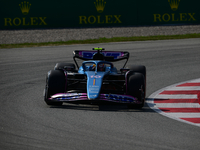 Pierre Gasly of Alpine F1 Team drive his single-seater during free practice of Spanish GP, 7th round of FIA Formula 1 World Championship in...