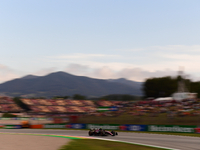 Guanyu Zhou of Alfa Romeo Racing drive his single-seater during free practice of Spanish GP, 7th round of FIA Formula 1 World Championship i...