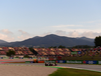 Kevin Magnussen of Haas F1 Team drive his single-seater during free practice of Spanish GP, 7th round of FIA Formula 1 World Championship in...