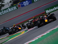 Max Verstappen of the Netherlands driving the (1) Oracle Red Bull Racing RB19 during practice ahead of the F1 Grand Prix of Spain at Circuit...