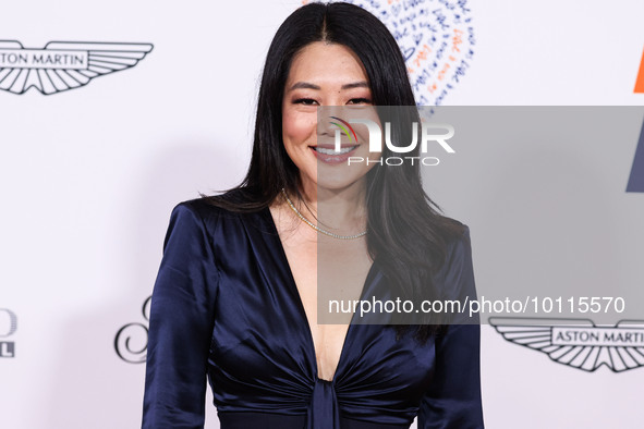 American actress and television personality Crystal Kung Minkoff arrives at the 30th Annual Race To Erase MS Gala held at the Fairmont Centu...