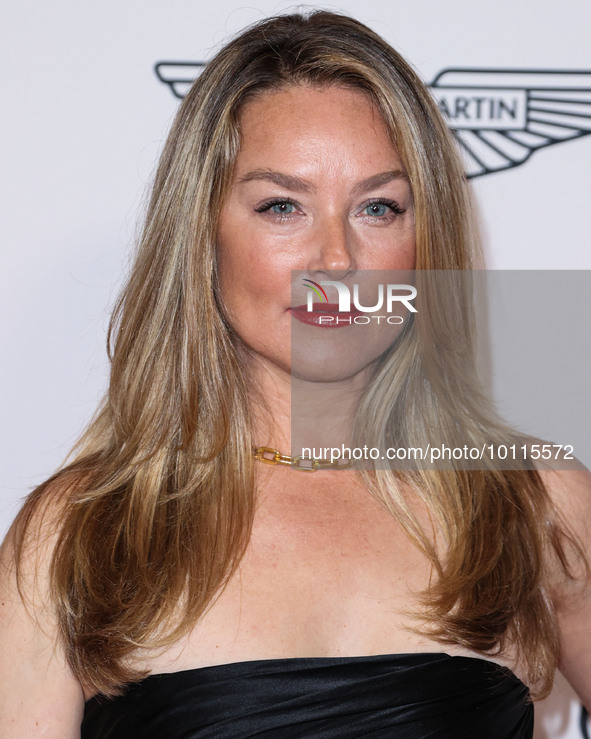 German-American television and film actress Elisabeth Rohm (Elisabeth Röhm) arrives at the 30th Annual Race To Erase MS Gala held at the Fai...