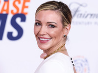 American actress Katie Cassidy arrives at the 30th Annual Race To Erase MS Gala held at the Fairmont Century Plaza on June 2, 2023 in Centur...