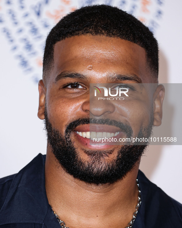 Kola Bokinni arrives at the 30th Annual Race To Erase MS Gala held at the Fairmont Century Plaza on June 2, 2023 in Century City, Los Angele...