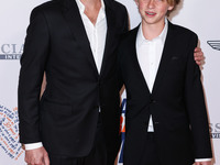 James Tupper and son Atlas Heche Tupper arrive at the 30th Annual Race To Erase MS Gala held at the Fairmont Century Plaza on June 2, 2023 i...