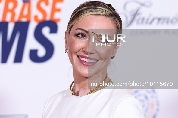 American actress Katie Cassidy arrives at the 30th Annual Race To Erase MS Gala held at the Fairmont Century Plaza on June 2, 2023 in Centur...