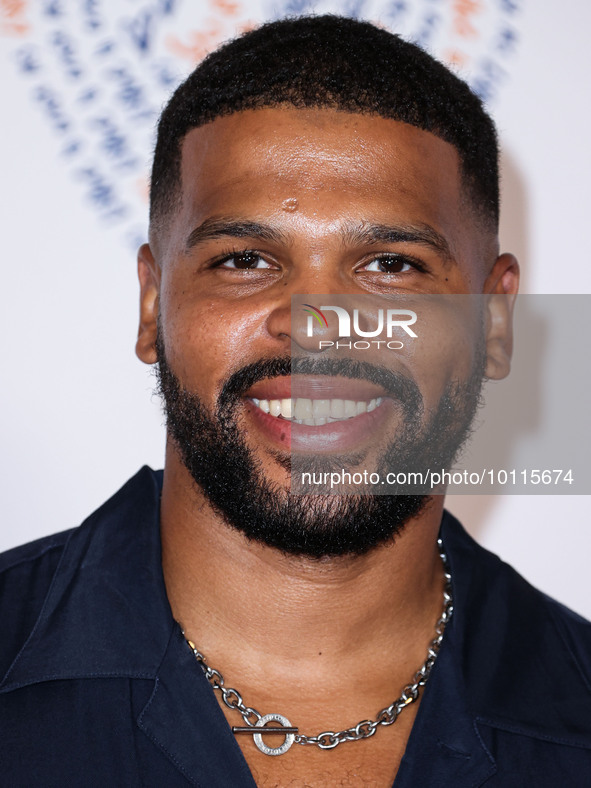 Kola Bokinni arrives at the 30th Annual Race To Erase MS Gala held at the Fairmont Century Plaza on June 2, 2023 in Century City, Los Angele...