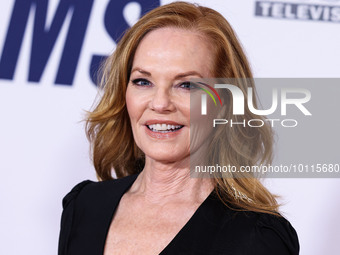 American actress Marg Helgenberger arrives at the 30th Annual Race To Erase MS Gala held at the Fairmont Century Plaza on June 2, 2023 in Ce...