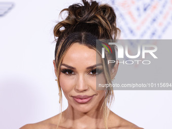 American television personality, actress and singer Scheana Shay arrives at the 30th Annual Race To Erase MS Gala held at the Fairmont Centu...