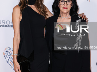 Alessandra Ambrosio and mother Lucilda Ambrosio arrive at the 30th Annual Race To Erase MS Gala held at the Fairmont Century Plaza on June 2...