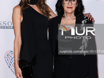 Alessandra Ambrosio and mother Lucilda Ambrosio arrive at the 30th Annual Race To Erase MS Gala held at the Fairmont Century Plaza on June 2...