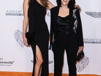 Alessandra Ambrosio and mother Lucilda Ambrosio arrive at the 30th Annual Race To Erase MS Gala held at the Fairmont Century Plaza on June 2...