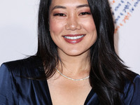 American actress and television personality Crystal Kung Minkoff arrives at the 30th Annual Race To Erase MS Gala held at the Fairmont Centu...