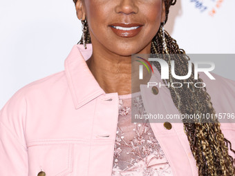 American actress and singer Holly Robinson Peete arrives at the 30th Annual Race To Erase MS Gala held at the Fairmont Century Plaza on June...