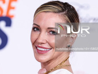 American actress Katie Cassidy arrives at the 30th Annual Race To Erase MS Gala held at the Fairmont Century Plaza on June 2, 2023 in Centur...