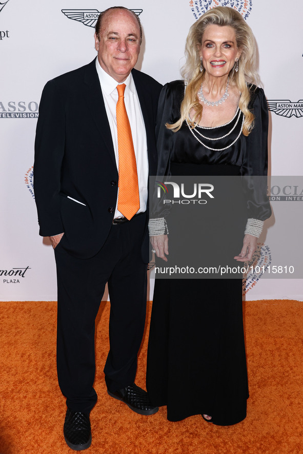 Ken Rickel and Nancy Davis arrive at the 30th Annual Race To Erase MS Gala held at the Fairmont Century Plaza on June 2, 2023 in Century Cit...