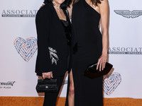 Lucilda Ambrosio and daughter Alessandra Ambrosio arrive at the 30th Annual Race To Erase MS Gala held at the Fairmont Century Plaza on June...