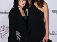 Lucilda Ambrosio and daughter Alessandra Ambrosio arrive at the 30th Annual Race To Erase MS Gala held at the Fairmont Century Plaza on June...