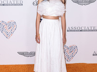 American actress and singer-songwriter Trinity Jo-Li Bliss arrives at the 30th Annual Race To Erase MS Gala held at the Fairmont Century Pla...