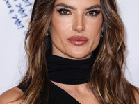 Brazilian model Alessandra Ambrosio arrives at the 30th Annual Race To Erase MS Gala held at the Fairmont Century Plaza on June 2, 2023 in C...