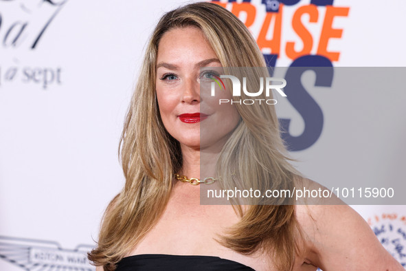 German-American television and film actress Elisabeth Rohm (Elisabeth Röhm) arrives at the 30th Annual Race To Erase MS Gala held at the Fai...