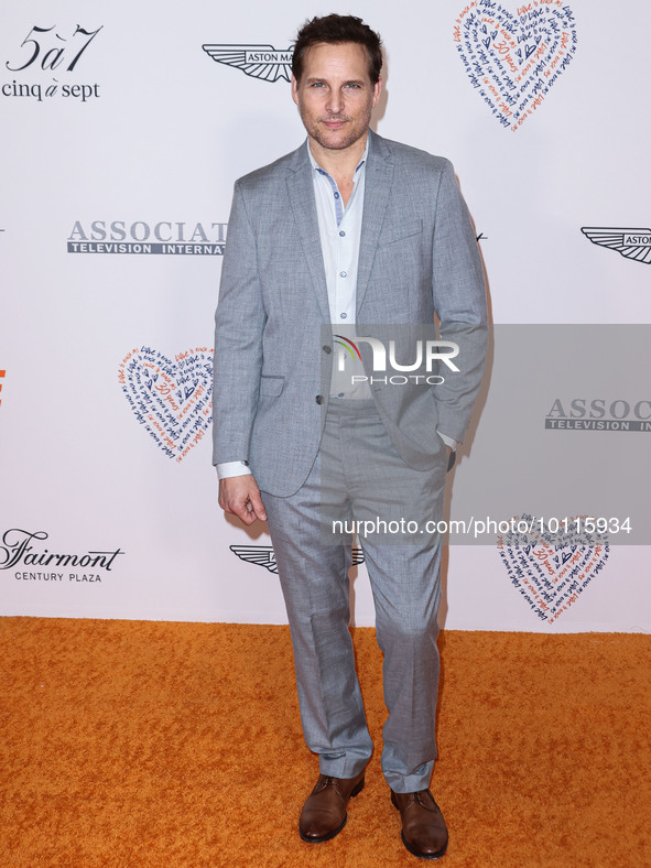 American actor Peter Facinelli arrives at the 30th Annual Race To Erase MS Gala held at the Fairmont Century Plaza on June 2, 2023 in Centur...