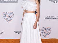 American actress and singer-songwriter Trinity Jo-Li Bliss arrives at the 30th Annual Race To Erase MS Gala held at the Fairmont Century Pla...