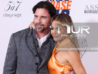 Aaron Phypers and wife Denise Richards arrive at the 30th Annual Race To Erase MS Gala held at the Fairmont Century Plaza on June 2, 2023 in...