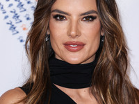 Brazilian model Alessandra Ambrosio arrives at the 30th Annual Race To Erase MS Gala held at the Fairmont Century Plaza on June 2, 2023 in C...